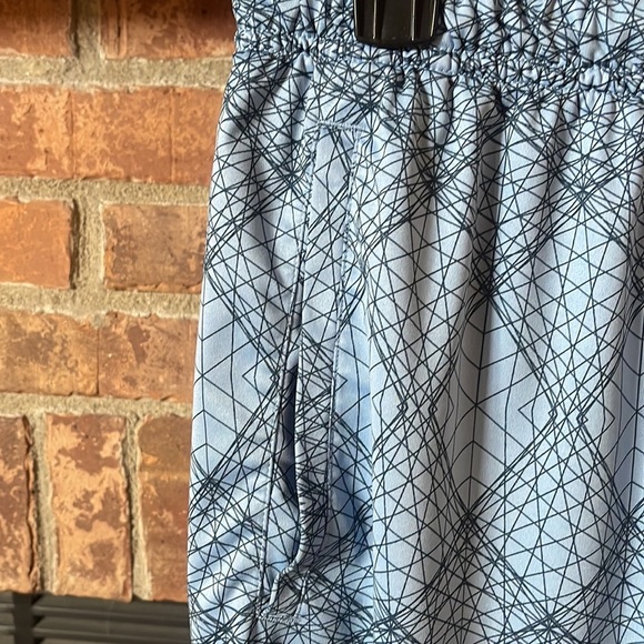 Nike Blue Patterned Long Athletic Shorts - Picture 2 of 6